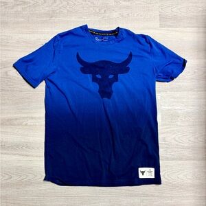 Under Armour Project Rock Blue Tee